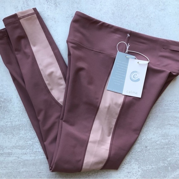 Johnny Was Calme Endurance Color Block Leggings NWT Small - Picture 1 of 12